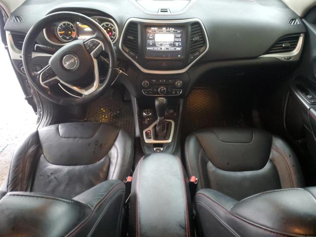 1C4PJMBSXFW742459 - 2015 JEEP CHEROKEE TRAILHAWK BLACK photo 8