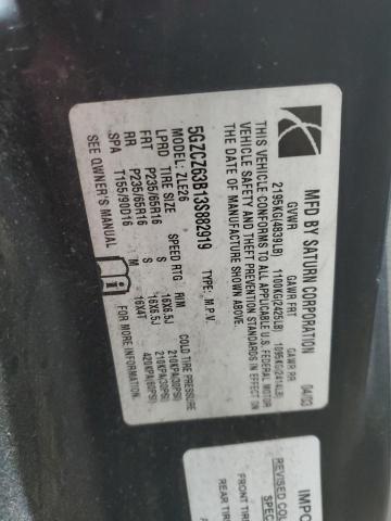 5GZCZ63B13S882919 - 2003 SATURN VUE SILVER photo 13