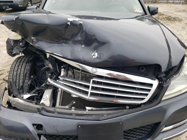 WDDGF8AB3DR263828 - 2013 MERCEDES-BENZ C 300 4MATIC GRAY photo 11