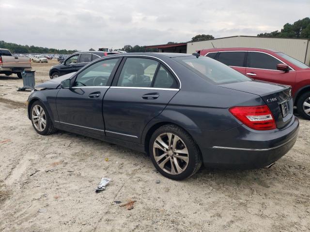 WDDGF8AB3DR263828 - 2013 MERCEDES-BENZ C 300 4MATIC GRAY photo 2