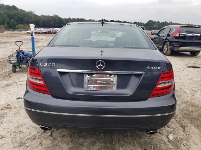 WDDGF8AB3DR263828 - 2013 MERCEDES-BENZ C 300 4MATIC GRAY photo 6