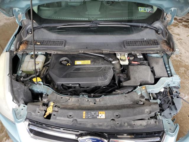 1FMCU9HX3DUD23010 - 2013 FORD ESCAPE SEL ტურკოუსი ფოტო 11