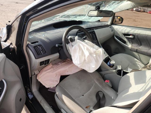 JTDKN3DUXA0165242 - 2010 TOYOTA PRIUS BLACK photo 8