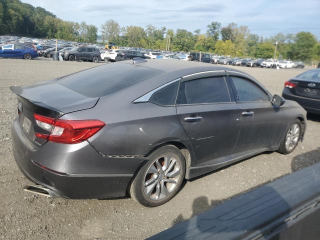 1HGCV1F94JA027404 - 2018 HONDA ACCORD TOURING Сұр фото 3