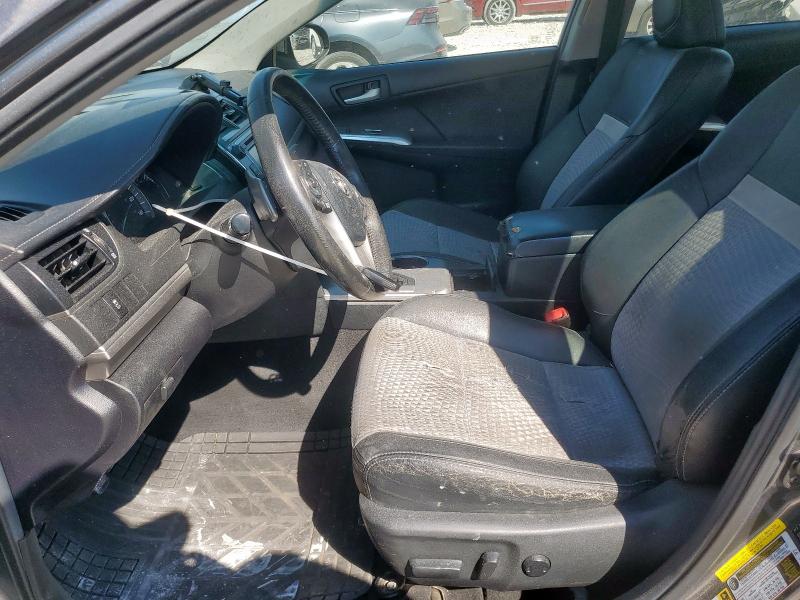 4T1BF1FK4CU015289 - 2012 TOYOTA CAMRY BASE GRAY photo 7