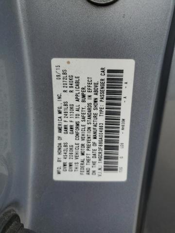 1HGCR3F89GA004863 - 2016 HONDA ACCORD EXL SILVER photo 13