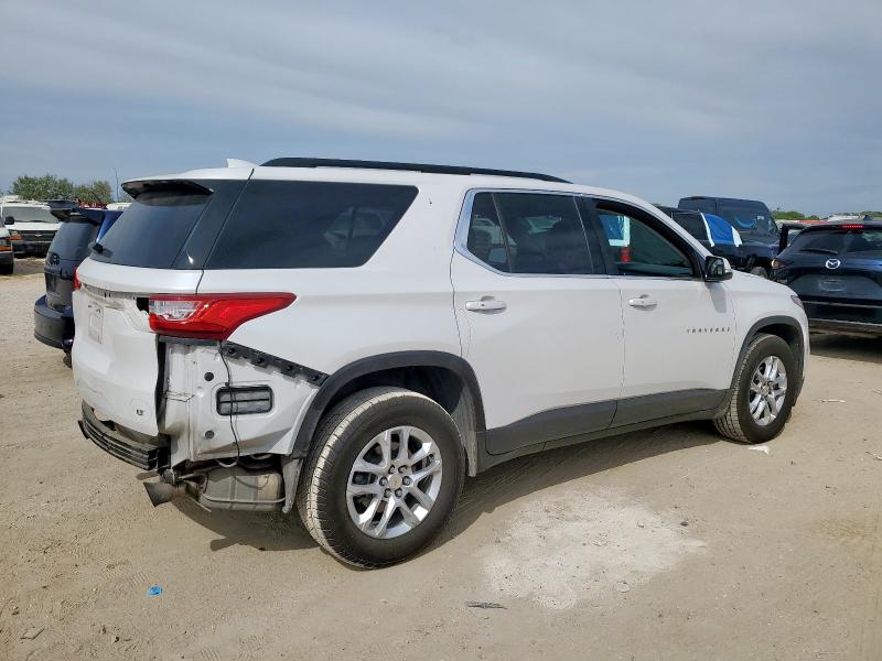 1GNERGKW7KJ185559 - 2019 CHEVROLET TRAVERSE LT Ақ фото 3