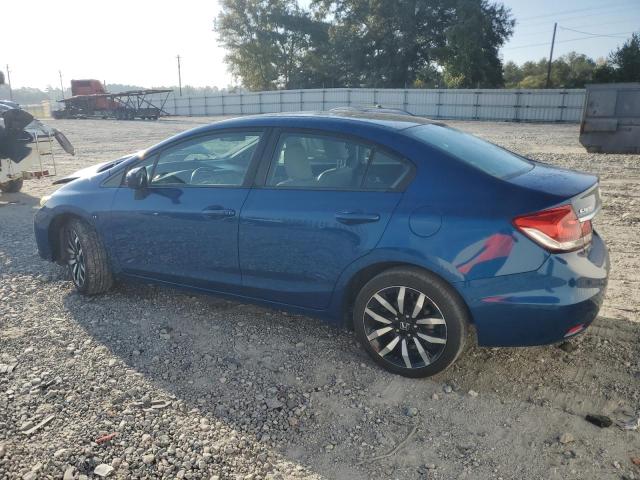 2HGFB2F96FH529111 - 2015 HONDA CIVIC EXL Կապույտ լուսանկար 2