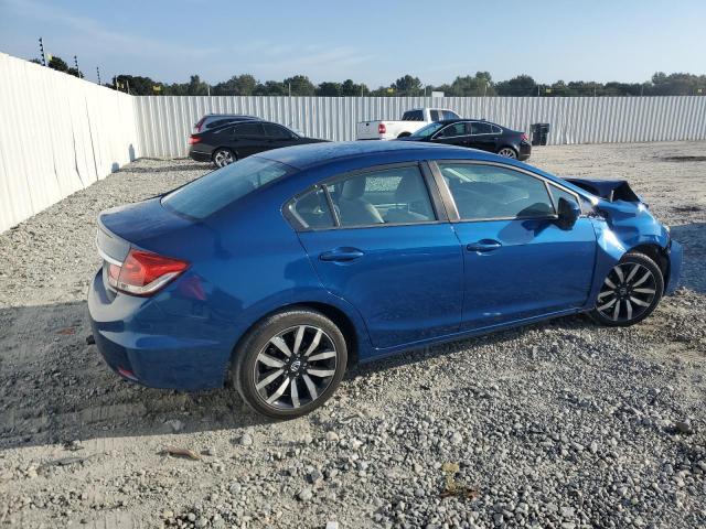 2HGFB2F96FH529111 - 2015 HONDA CIVIC EXL Կապույտ լուսանկար 3
