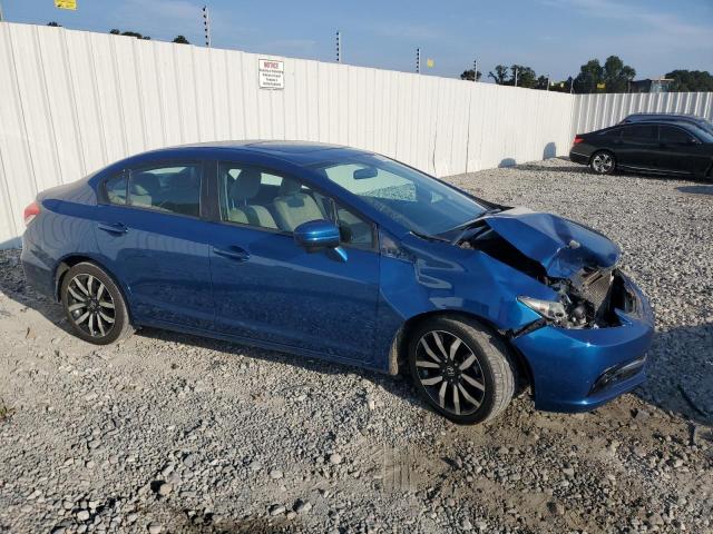 2HGFB2F96FH529111 - 2015 HONDA CIVIC EXL Կապույտ լուսանկար 4