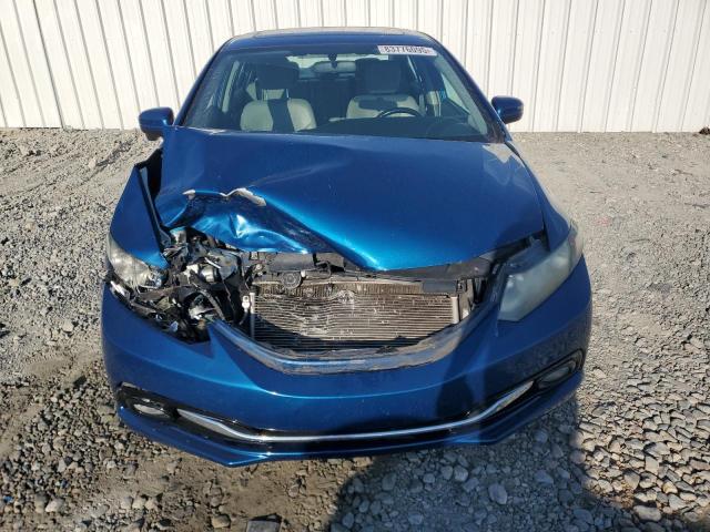 2HGFB2F96FH529111 - 2015 HONDA CIVIC EXL Կապույտ լուսանկար 5