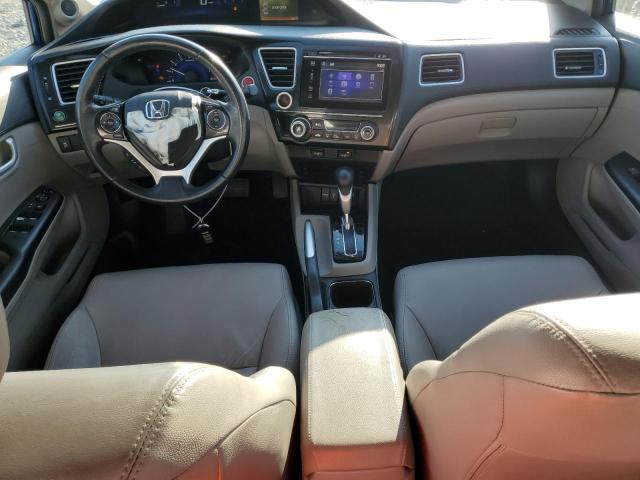 2HGFB2F96FH529111 - 2015 HONDA CIVIC EXL Կապույտ լուսանկար 8