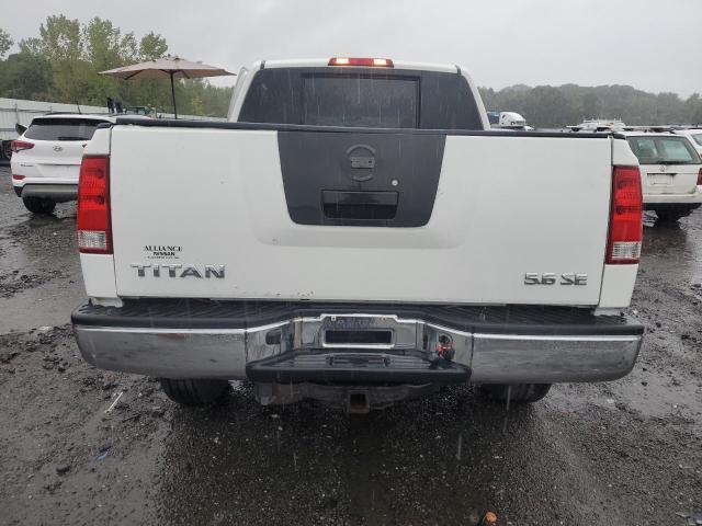 1N6BA07B97N246715 - 2007 NISSAN TITAN XE WHITE photo 6