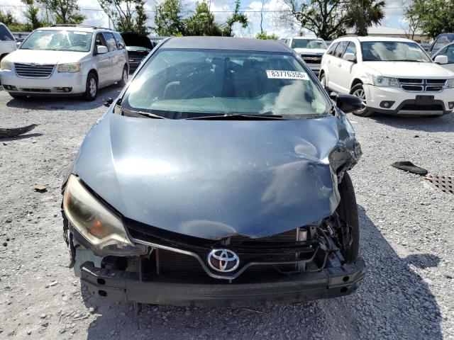 2T1BURHE2EC003657 - 2014 TOYOTA COROLLA L GRAY photo 5