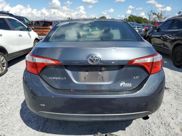 2T1BURHE2EC003657 - 2014 TOYOTA COROLLA L GRAY photo 6