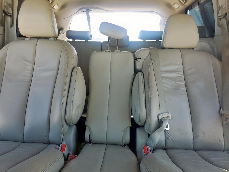 5TDYK3DC7CS236651 - 2012 TOYOTA SIENNA XLE WHITE photo 10