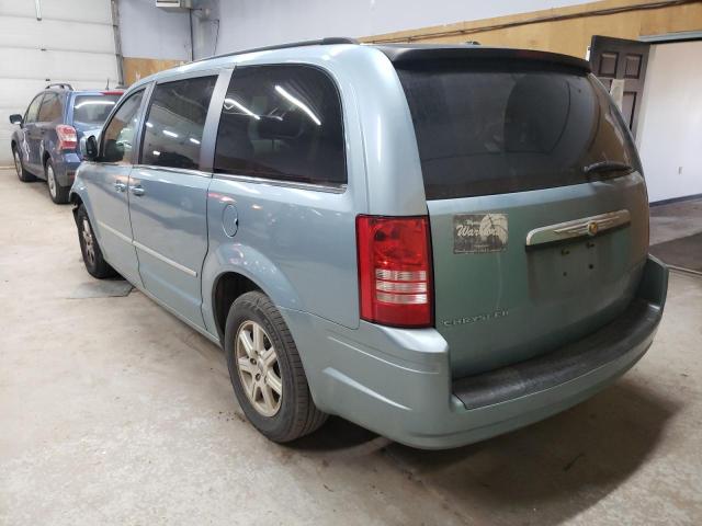 2A8HR54149R528659 - 2009 CHRYSLER TOWN & COU TOURING BLUE photo 2