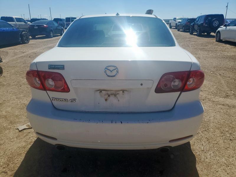 1YVFP80CX55M64433 - 2005 MAZDA 6 I WHITE photo 6