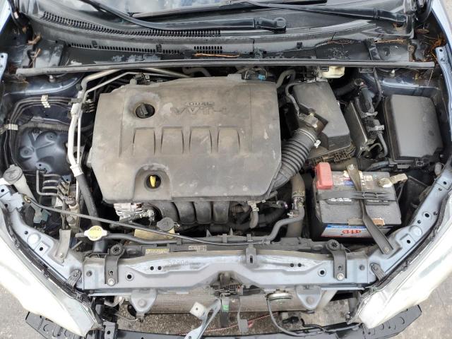 2T1BURHE1FC477259 - 2015 TOYOTA COROLLA L BLUE photo 11