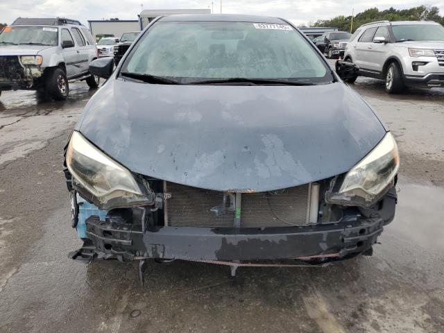2T1BURHE1FC477259 - 2015 TOYOTA COROLLA L BLUE photo 5