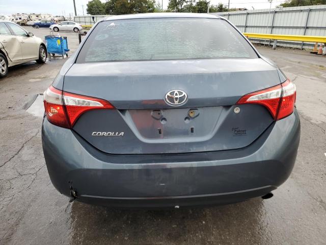 2T1BURHE1FC477259 - 2015 TOYOTA COROLLA L BLUE photo 6