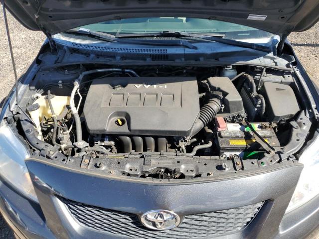 2T1BU4EE5AC467141 - 2010 TOYOTA COROLLA BASE CHARCOAL photo 11