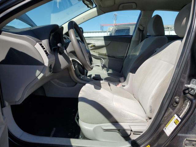 2T1BU4EE5AC467141 - 2010 TOYOTA COROLLA BASE CHARCOAL photo 7