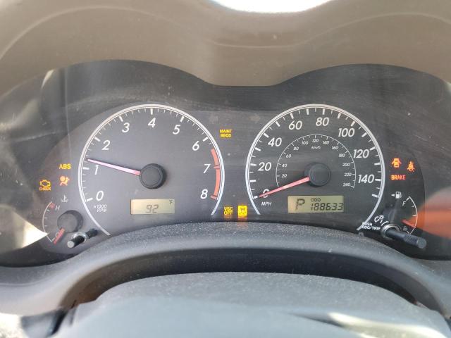 2T1BU4EE5AC467141 - 2010 TOYOTA COROLLA BASE CHARCOAL photo 9