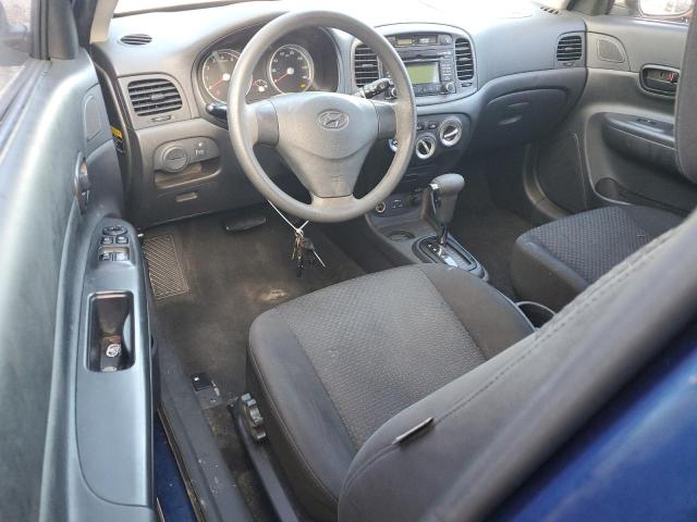 KMHCM3AC5BU197962 - 2011 HYUNDAI ACCENT GL Көк фото 8