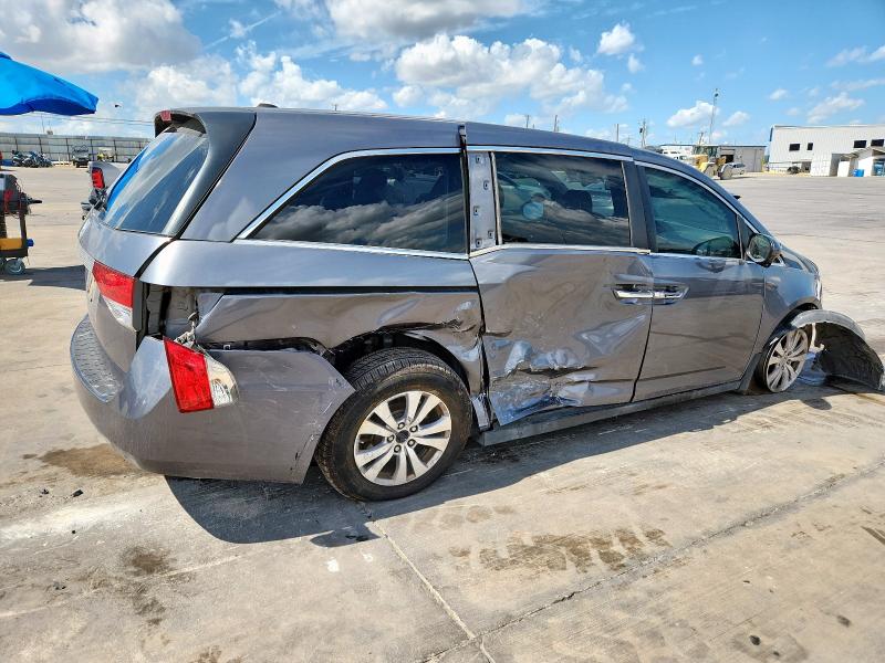 5FNRL5H65EB114377 - 2014 HONDA ODYSSEY EXL GRAY photo 3