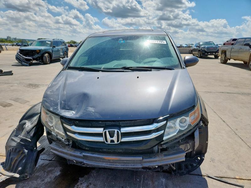 5FNRL5H65EB114377 - 2014 HONDA ODYSSEY EXL GRAY photo 5