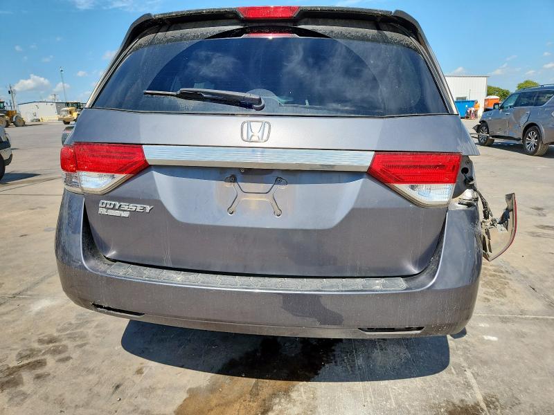 5FNRL5H65EB114377 - 2014 HONDA ODYSSEY EXL GRAY photo 6