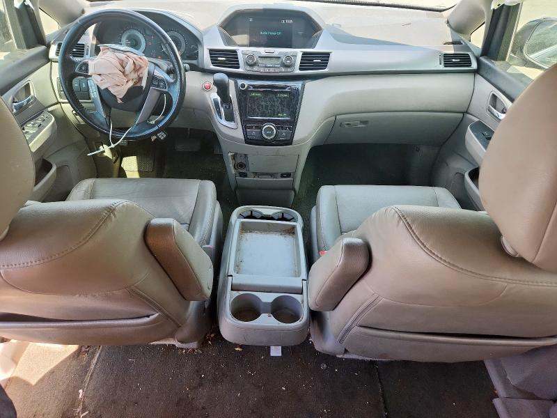 5FNRL5H65EB114377 - 2014 HONDA ODYSSEY EXL GRAY photo 8