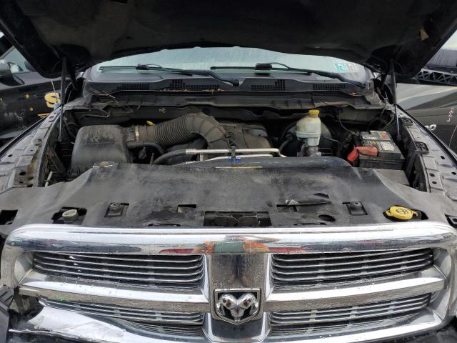 1C6RD7LT5CS117177 - 2012 DODGE RAM 1500 SLT BLACK photo 11