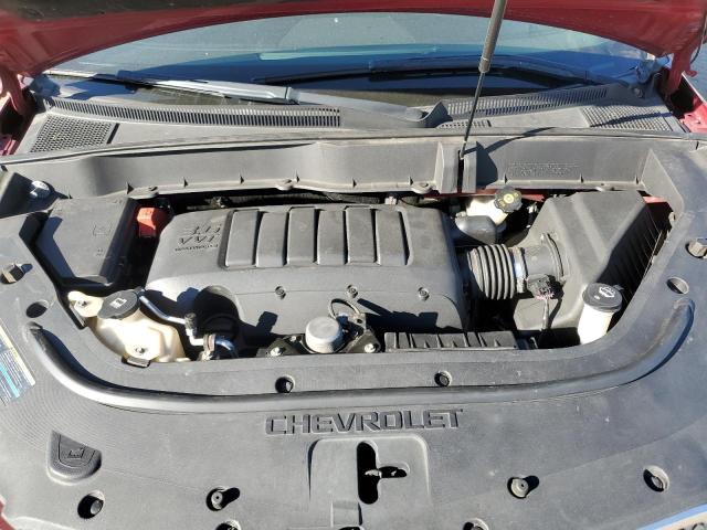 1GNLRGED7AS118096 - 2010 CHEVROLET TRAVERSE LT RED photo 12