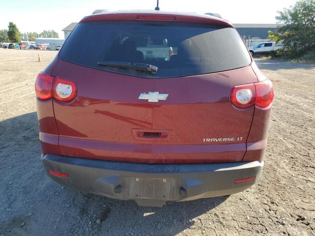 1GNLRGED7AS118096 - 2010 CHEVROLET TRAVERSE LT RED photo 6