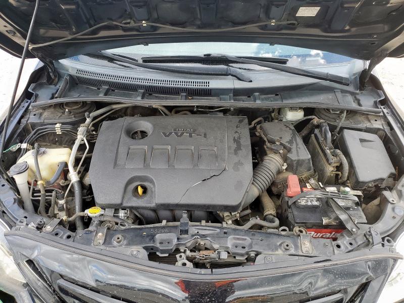 2T1BU4EE7CC912076 - 2012 TOYOTA COROLLA BASE Schwarz Foto 11