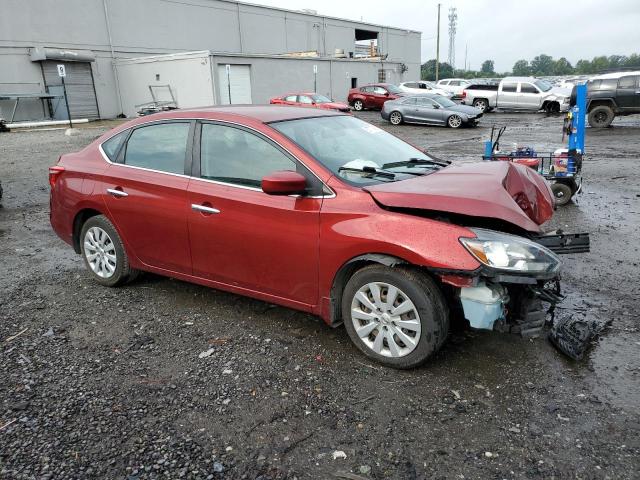 3N1AB7AP3HY368020 - 2017 NISSAN SENTRA S 红色 照片 4