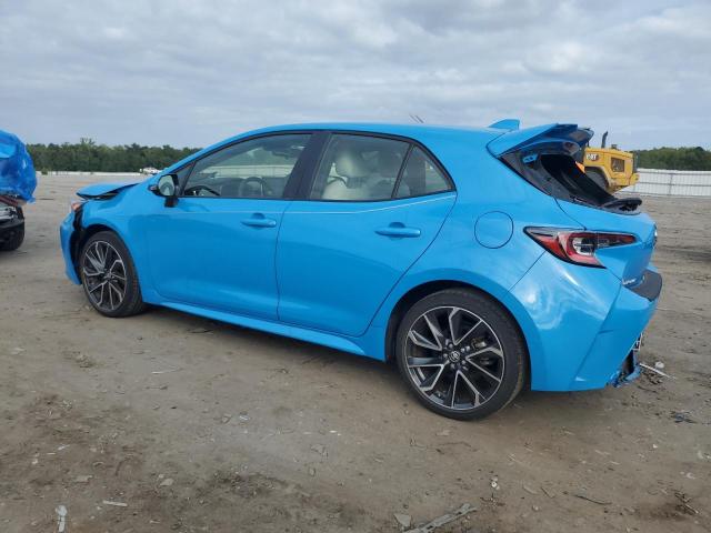 JTNK4RBE9K3053237 - 2019 TOYOTA COROLLA SE Niebieski zdjęcie 2