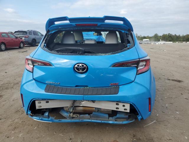 JTNK4RBE9K3053237 - 2019 TOYOTA COROLLA SE Niebieski zdjęcie 6