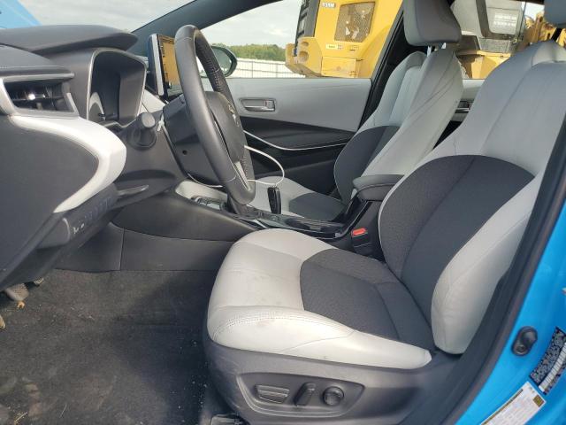 JTNK4RBE9K3053237 - 2019 TOYOTA COROLLA SE Niebieski zdjęcie 7