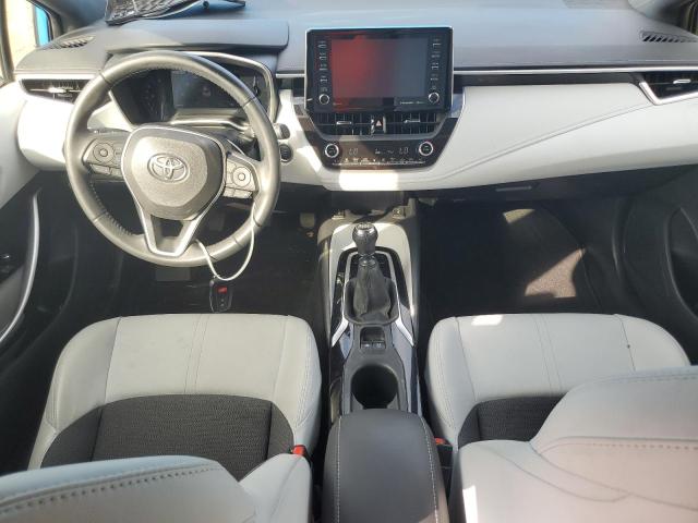 JTNK4RBE9K3053237 - 2019 TOYOTA COROLLA SE Niebieski zdjęcie 8