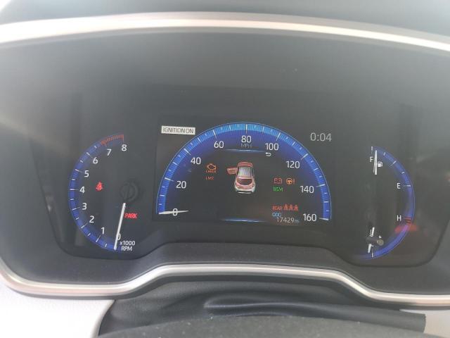 JTNK4RBE9K3053237 - 2019 TOYOTA COROLLA SE Niebieski zdjęcie 9