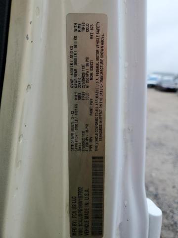 1C4JJXP61NW197902 - 2022 JEEP WRANGLER U SAHARA 4XE WHITE photo 13