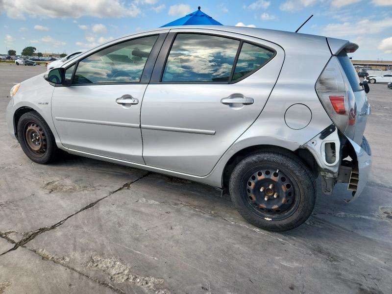 JTDKDTB37C1501438 - 2012 TOYOTA PRIUS C SILVER photo 2