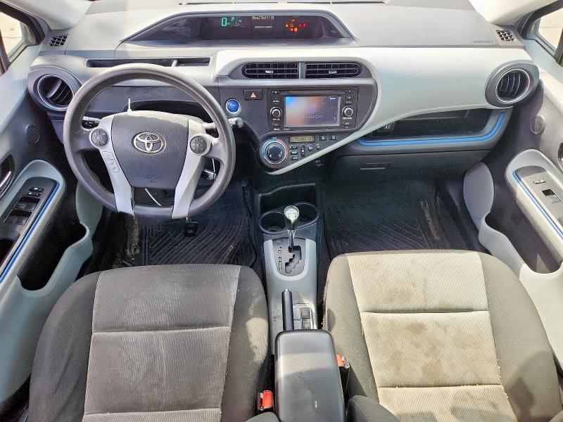 JTDKDTB37C1501438 - 2012 TOYOTA PRIUS C SILVER photo 8