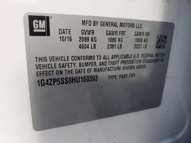 1G4ZP5SS0HU160393 - 2017 BUICK LACROSSE ESSENCE Ağ foto 12