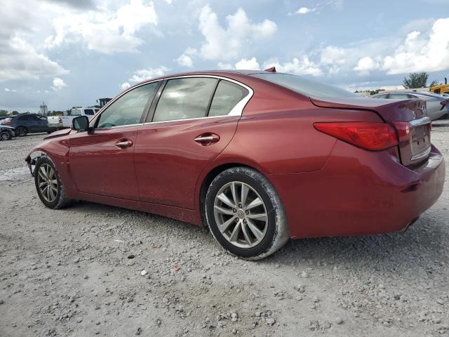 JN1BV7AP4EM682219 - 2014 INFINITI Q50 BASE Բորդո լուսանկար 2