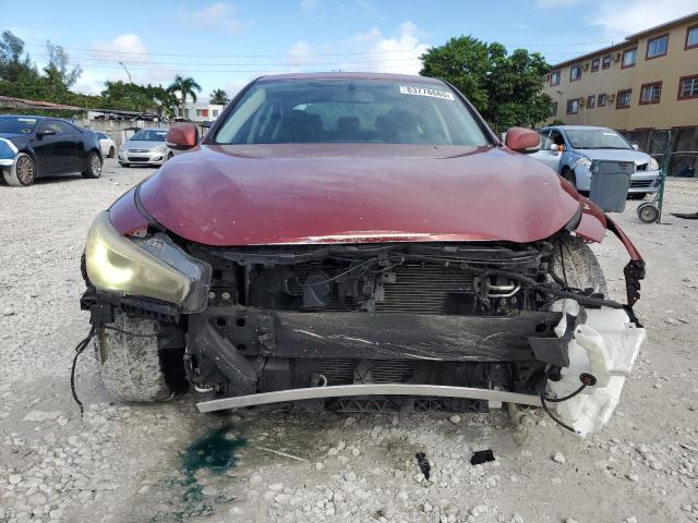 JN1BV7AP4EM682219 - 2014 INFINITI Q50 BASE Բորդո լուսանկար 5