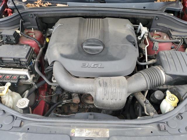 1J4RR4GG9BC507028 - 2011 JEEP GRAND CHEROKEE LAREDO Կարմիր լուսանկար 11